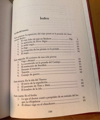 Libro: “La isla del tesoro” de Robert Louis