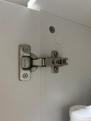 Armario auxiliar baño blanco