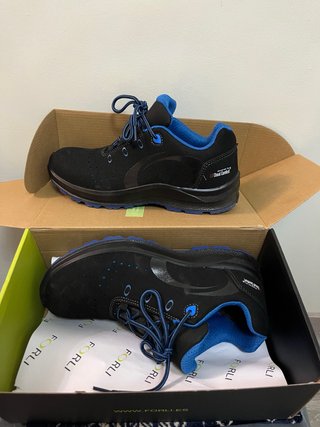 Zapatos de trabajo FORLI negros y azules