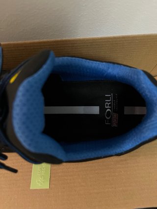 Zapatos de trabajo FORLI negros y azules