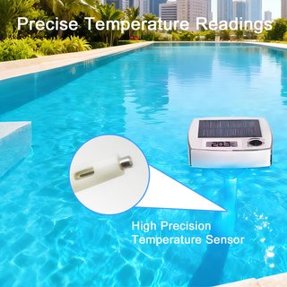 Termometro Piscina Solare con Luce LED NUOVO