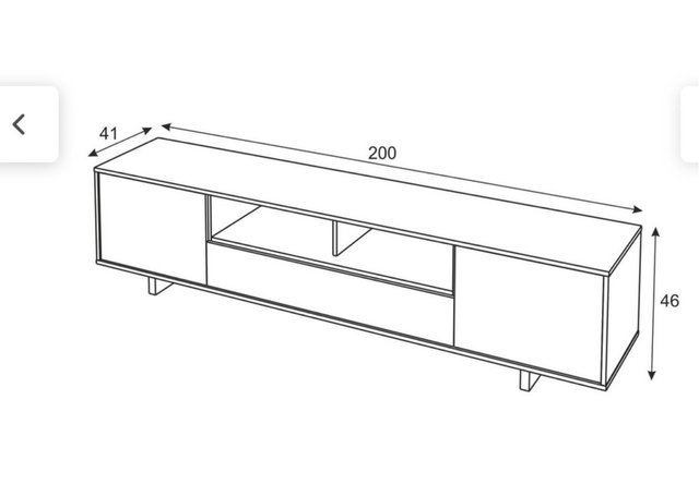 Mueble de salón blanco Leroy Merlin