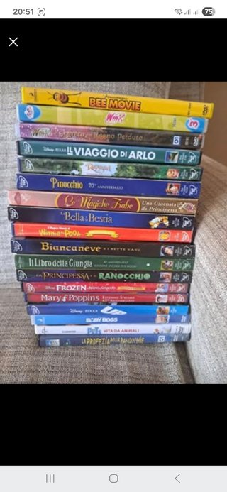 18 DVD Cartoni Animati per Bambini