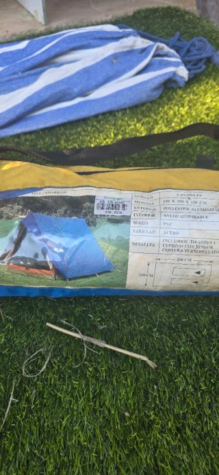 Tienda de campaña y accesorios camping