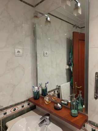 Mueble Lavabo, Grifo y Espejo Baño