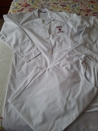 Uniforme sanitario MONZA blanco