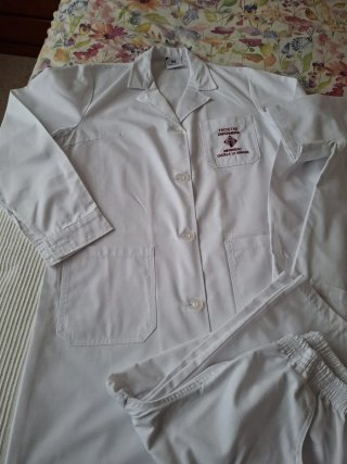 Uniforme sanitario MONZA blanco