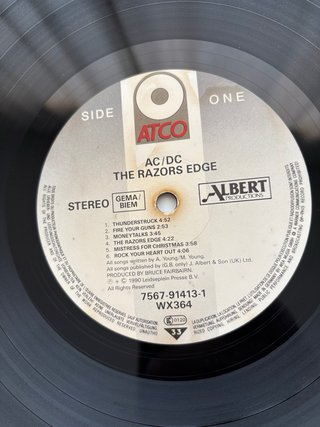 AC/DC The Razors Edge Vinilo LP