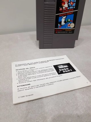 Super Mario Bros. & Duck Hunt NES + manuale