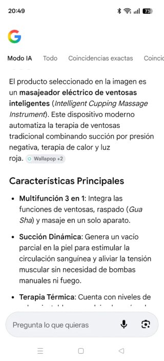 Masajeador Ventosas Inteligente.info en fotografía