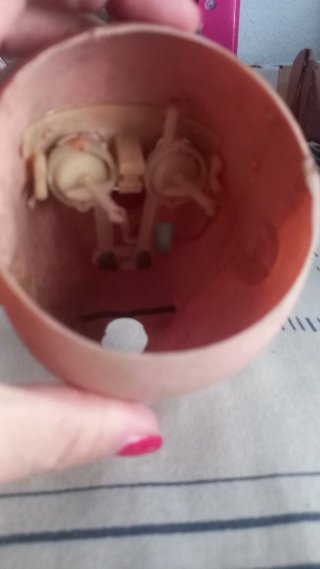 Lote cabezas muñecas antiguas