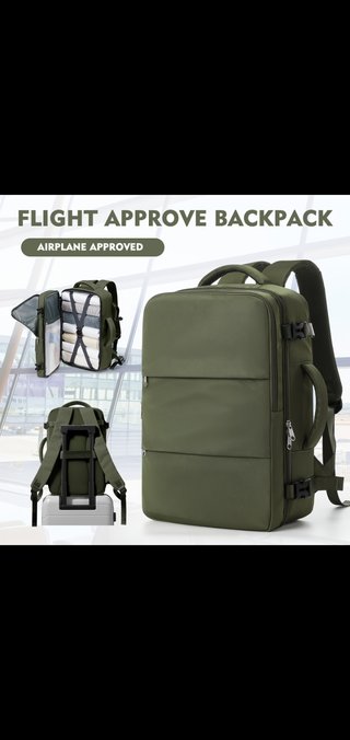 Mochila Viaje Ryanair 40x20x30cm. Nueva