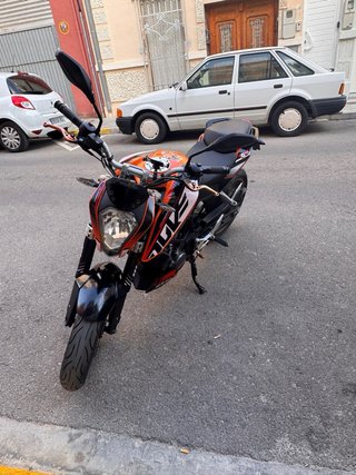 KTM Duke 125 2012 Negra/Naranja
