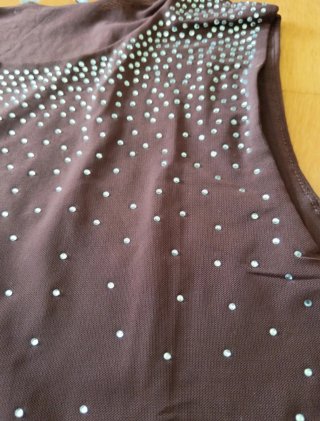 Top Zara con brillos Talla L