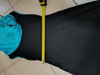 ME & ME Vestito donna nero e turchese