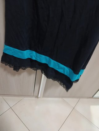 ME & ME Vestito donna nero e turchese