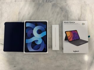 Pack iPad Air 4 + Apple Pencil 2 + Teclado Logitec
