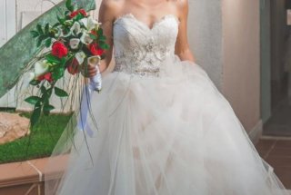 Vestido de Novia Blanco roto