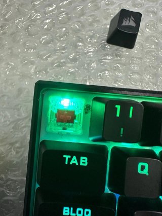 Corsair K65 Mini Tastiera Meccanica da Gaming RGB Switch Cherry MX Red Nero