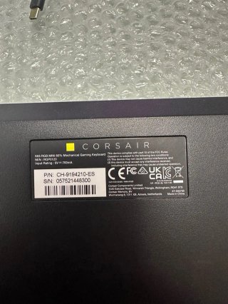 Corsair K65 Mini Tastiera Meccanica da Gaming RGB Switch Cherry MX Red Nero