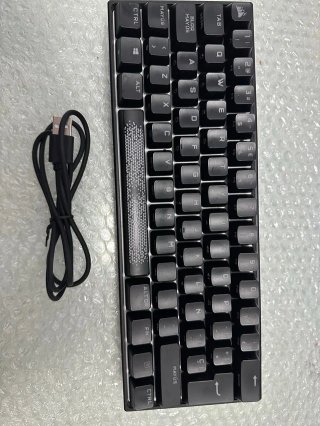 Corsair K65 Mini Tastiera Meccanica da Gaming RGB Switch Cherry MX Red Nero
