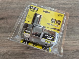 Batteria Ryobi 18V 4.0Ah Lithium+ Nuova originale