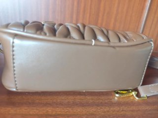 Borsa Miu Miu Marrone Matelassé