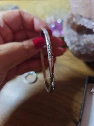 Pulsera de plata 925 starling grabada