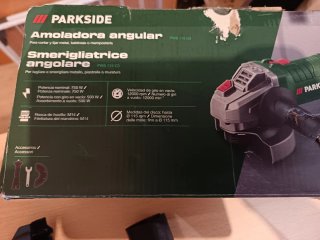 Radial Parkside 750W 115mm nuevo