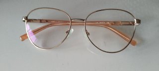 GAFAS GRADUADAS, DORADAS Y patillas satinadas