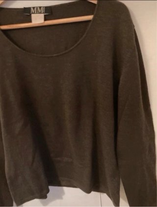 Maglione Max Mara a Manica Lunga con Collo Quadrato