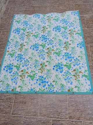 Tela para toldo con estampado floral