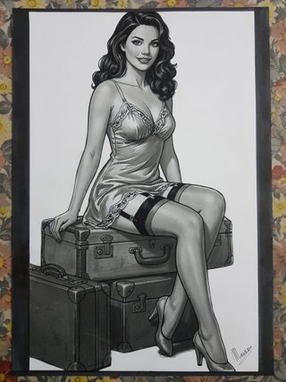 Dipinto quadro disegno su carta