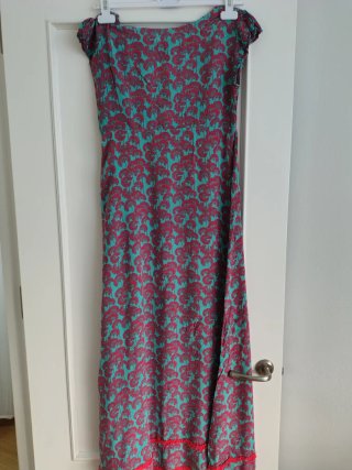 Vestido largo estampado SWED Talla M
