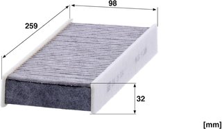 MANN-FILTER CUK 26 014-2 Filtro de aire de cabina
