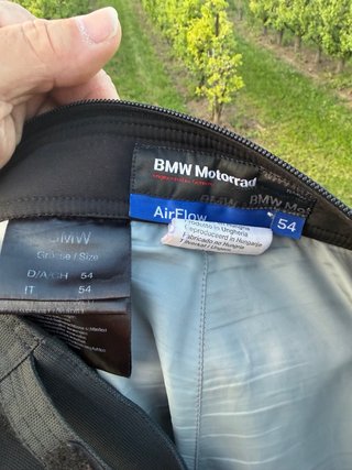 Traje  chaqueta y pantalon BMW Airflow 2