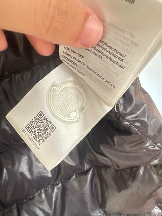 Chaleco Moncler Azul Marino/Negro