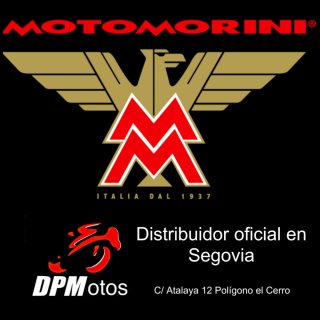 Morini Calibro - Moto Cruiser Negra/Roja