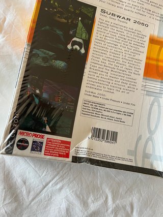 Subwar 2050 Micro ProSe PC CD-ROM Big Box