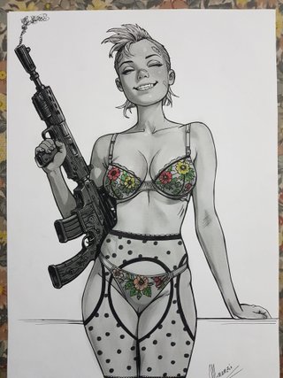 Disegno originale su carta