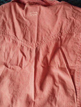 Camisa Levi's cuadros rojos