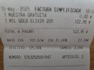 Million Gold Elixir 200ml