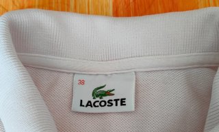 Polo sin mangas Lacoste T.38 rosa pálido