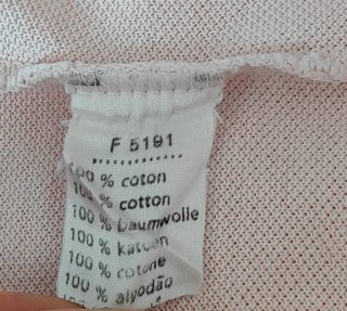 Polo sin mangas Lacoste T.38 rosa pálido