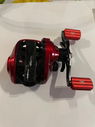 Mulinello da pesca Baitcasting Rosso