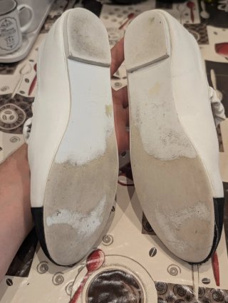 Chanel Bailarinas Mary Janes Cuero Talla 40