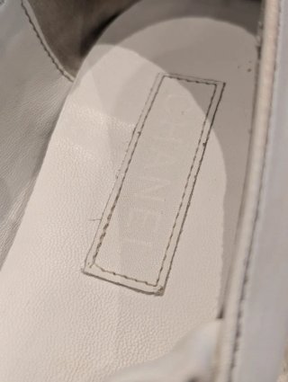 Chanel Bailarinas Mary Janes Cuero Talla 40