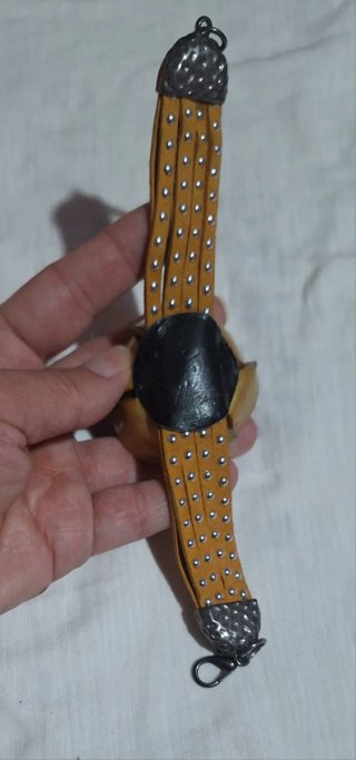 Bracciale donna fiore giallo e verde