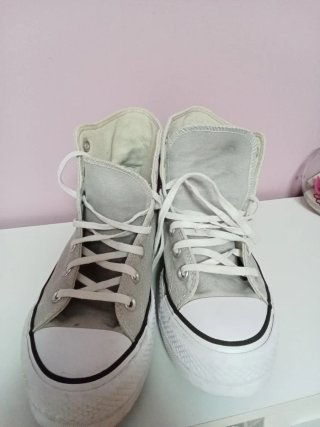 Zapatillas Converse All-Star grises T.37