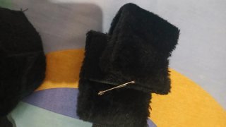 Esposas de peluche negras